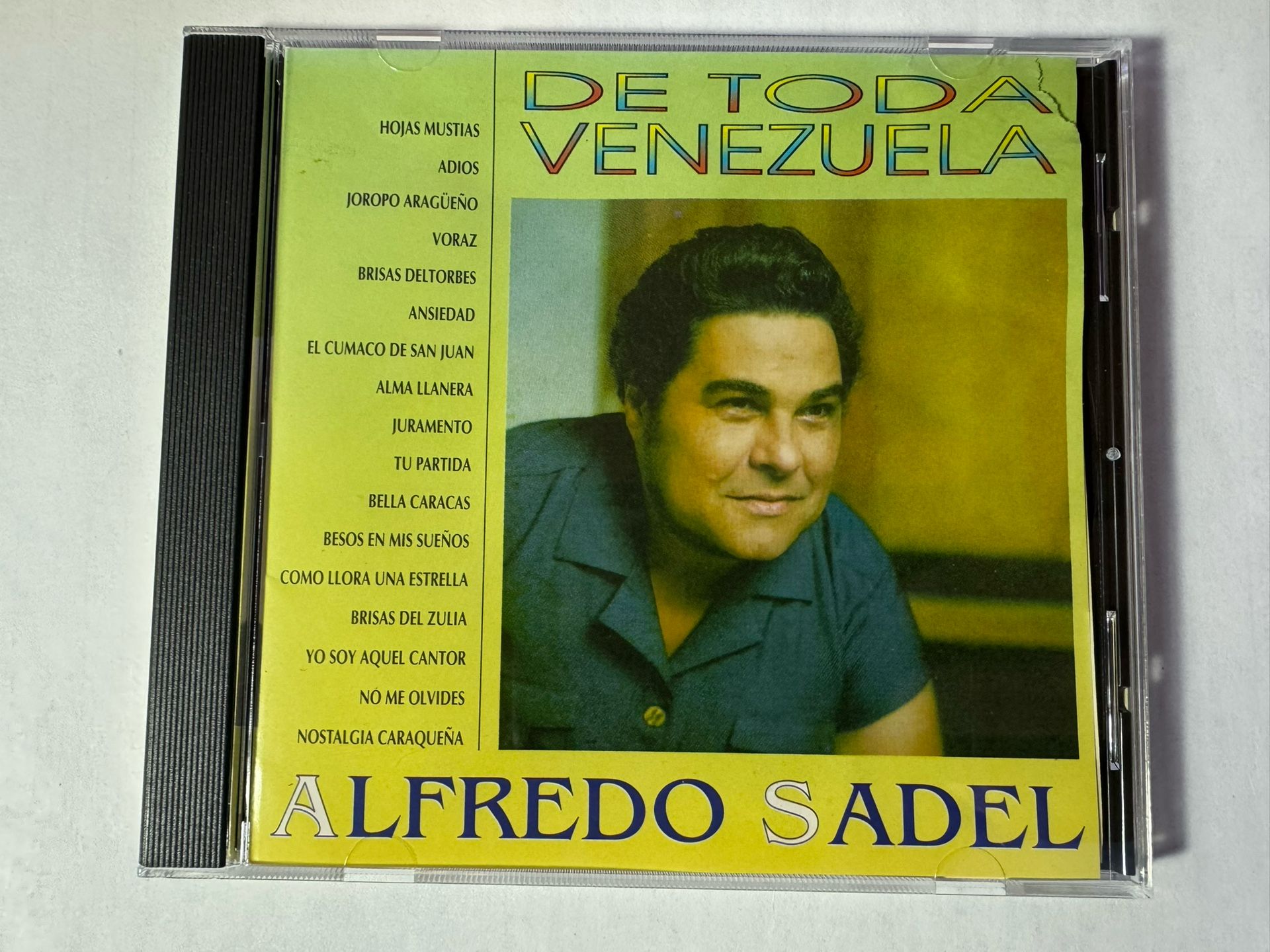 Alfredo Sadel - De Toda Venezuela CD VG - LEON RARE