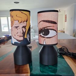 LICHTENSTEIN STYLE ART LAMPS