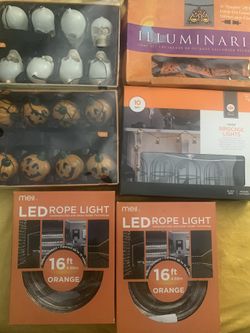 Halloween String And Rope Lights 