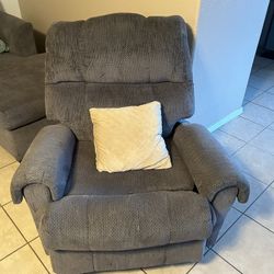 Gray Recliner 