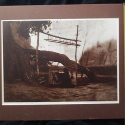 Native American "Navajo Blanket Weaver" 1900s Photography Signed Limited Edition 