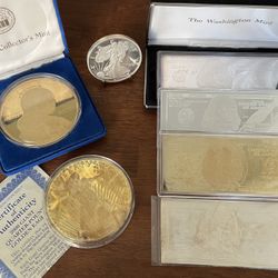 .999 Silver Tribute Rounds & C-Notes