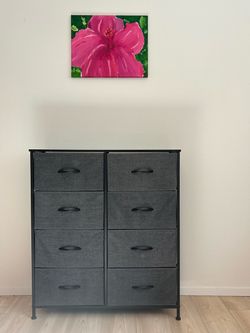 8-drawer fabric drawer dresser