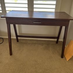 Hardly Used - Brown Desk From Target 