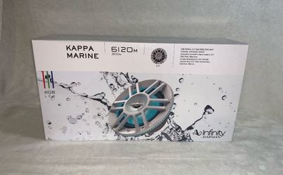 New Pair Infinity KAPPA 6120MAM 6.5" Two-way Premium Marine Speakers / RGB Lighting