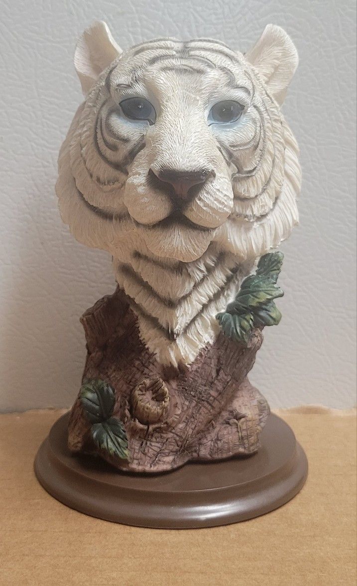White Tiger Head Statue From Southwestern Reflections Collection 