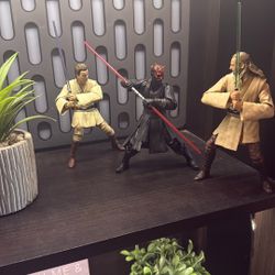 SH Figuarts Star Wars Obi wan / Qui Gonn / Darth maul