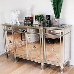 Z Gallerie Borghese Mirrored Buffet