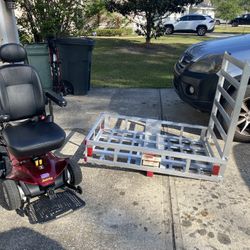 Pride Jazzy Full Size Power Chair w/ Trailer