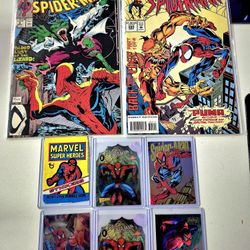 Spider-Man Comic & Metal Universe Card collection 