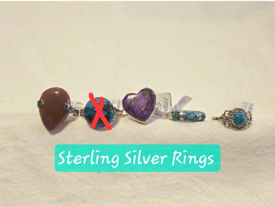Sterling Silver Unique Rings