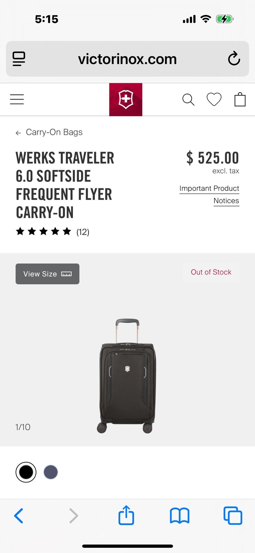 Victorinox Werks Traveler Luggage