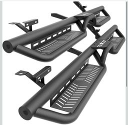 Quad Cab Running Boards Fits 2002-2009 Dodge Ram 1500 //2500 //3500 Side Steps for 2002-2009 Ram 1500 //2500 //3500 Double/Extended Cab, Bolt-on Nerf 