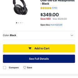 Bose - QuietComfort Ultra Wireless Noise Cancelling Over-the-Ear Headphones - Black  Brand New With Receipt 