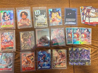 One piece card collection.