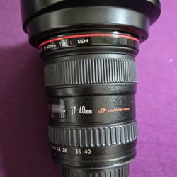 Canon EF 17-40 L Series F: 4