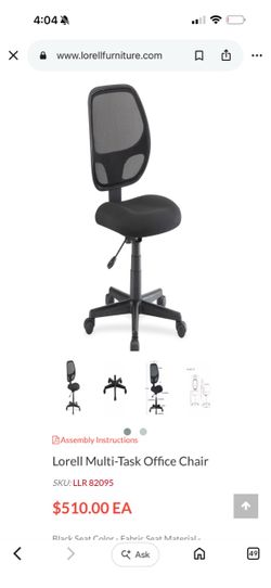 Lorell Multi-Task Office Chair