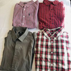 4 Men’s Dress shirts  Size 1X $5 Each!