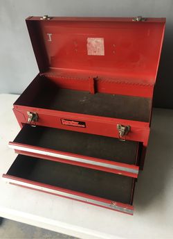 Two drawer popular mechanics toolbox