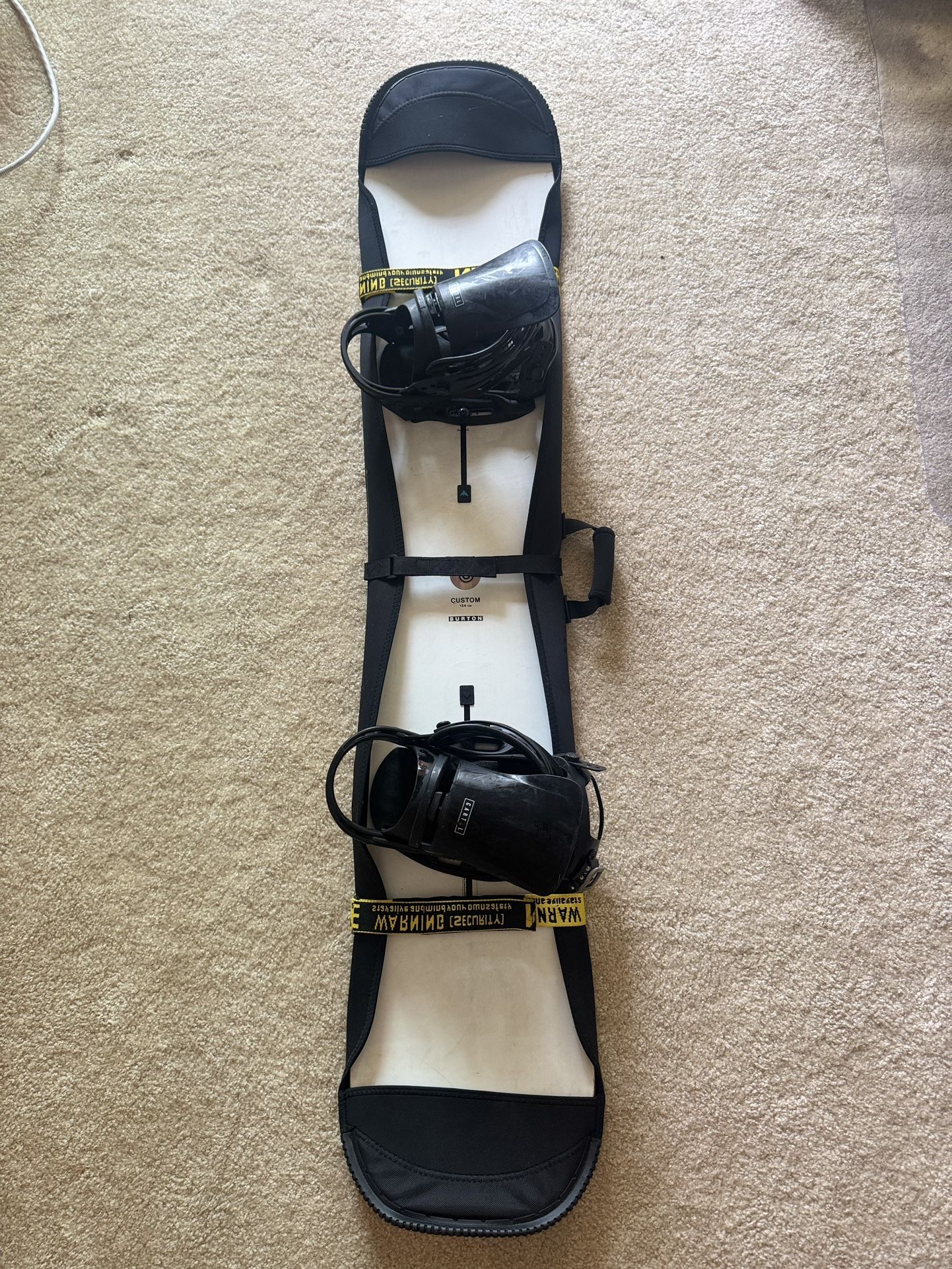 Burton Custom Camber Snowboard 154cm + Cartel Binding
