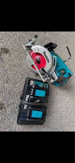 Makita 36v  worm drive skilsaw  7 1/4