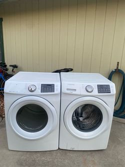 Samsung washer and gas dryer