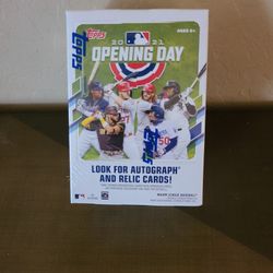 2021 Topps Opening Day Blaster Box