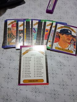 1988 Donruss Diamond Kings Baseball Card Set