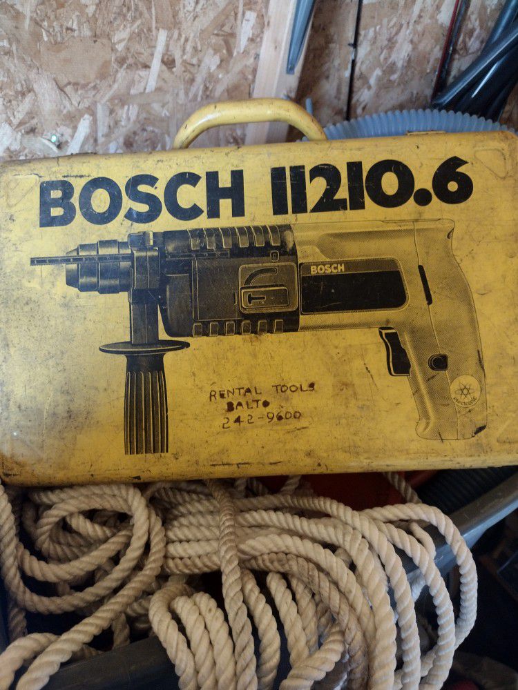  Bosch Hammer Drill With Drill Bit