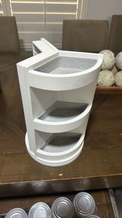 Tall Grey Jewelry Holder