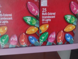 25 Ft. Multi Colored Incandescent C9 Light 