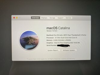 MacBook Pro 13inch touchbar 2017