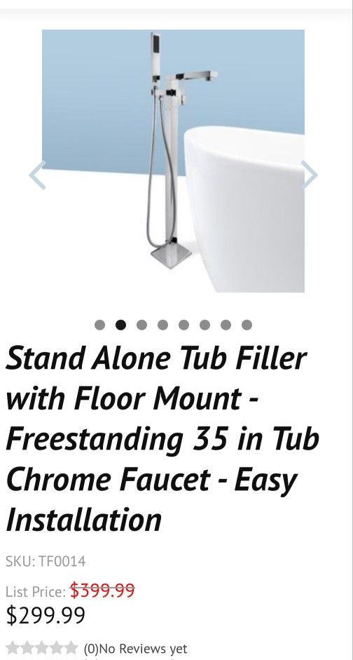 BATH TUB FILLER