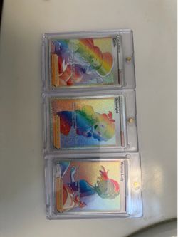 Rainbow Pokemon Cards