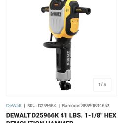 Dewalt Jack Hammer