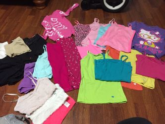 33 girls undershirts shorts bralettes size 6/7