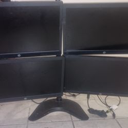 4 Monitor Stand (4 - 23" HP Monitors)