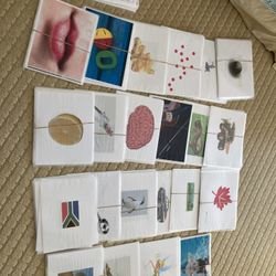 Montessori Right Brain Activity Cards - Great Condition 