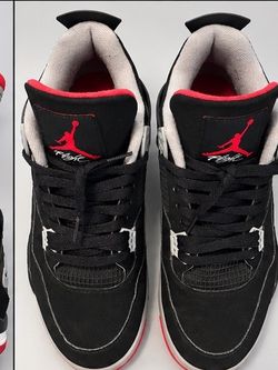 Nike Air Jordan 4 Retro OG Bred (2019) – Men’s Size 13