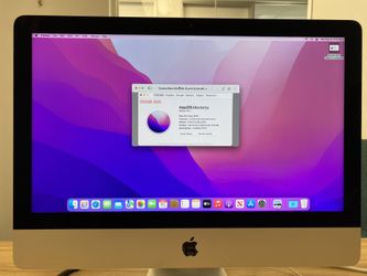 Apple iMac Retina 4K 21.5 inch 2017 - 8GB Memory 250GB SSD Hard Drive Latest MacOS: Monterey 