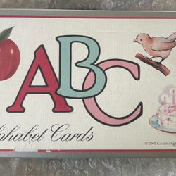 Alphabet Cards by  Cavallini. Rare and Collectible.