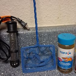 Fish supplies everything $15 Pickup Between 2;00-10:45 rainbow/charleston cash only read description