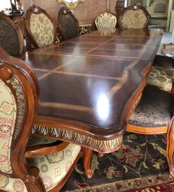 AICO By Michael Amini CORTINA Dining Set / 6 Chairs - NY