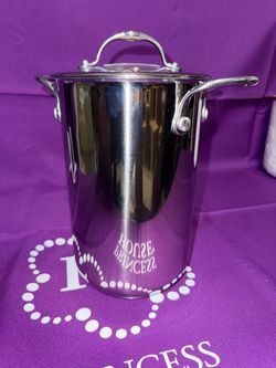 Princess House Signature 3-Qt./2.8l  Mini Stockpot with Steaming Basket Mini Olla de 3 qt./2.81 Princess House Signature con vaporera