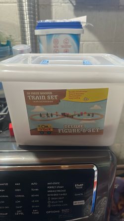 Like new wooden train set