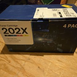 202X/202A Ink Cartridges (NEW) HP REPLACEMENT FOUR PACK TONER *Black, Cyan, Yellow, Magenta*