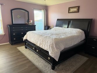 Bed and dresser