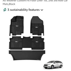 3iw Trunk Mats For Honda Odyssey 