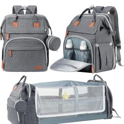 DERJUNSTAR Baby Diaper Bag Backpack