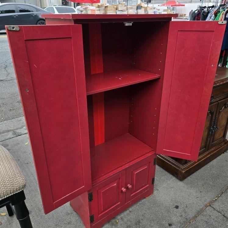 Simple Living Ashton Tall Cabinet Storage Shelf | 23in L, 12 In W, 48in H